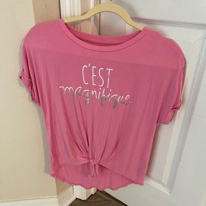 Art Class Brand pink shirt, size girls Large